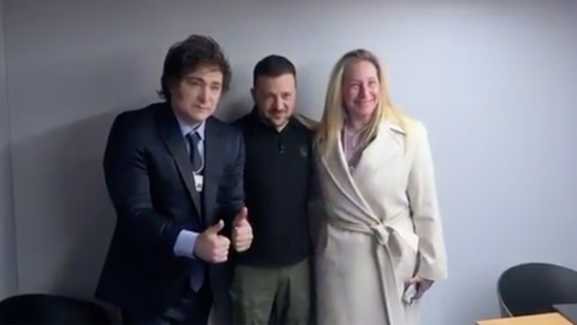 Zelensky invitó a Milei a visitar Ucrania