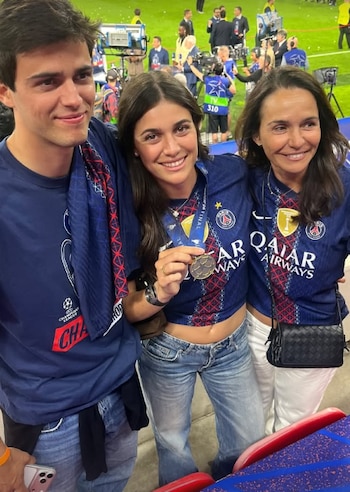Post de Sira Martínez sobre a final da Liga dos Campeões (@siramartinezc).