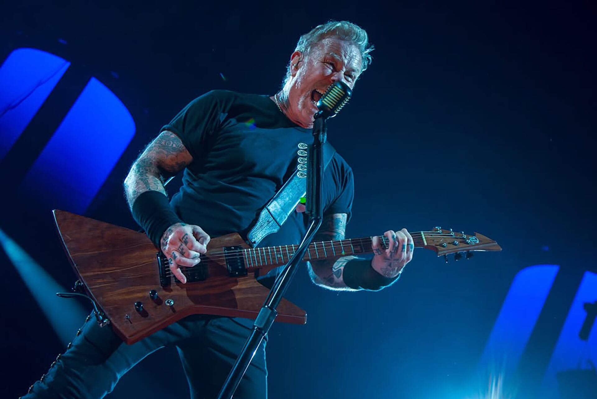 James Hetfield dijo que no se perderá este concierto, ya fuera como fan o como parte del cartel él estaría ahí (Crédito: @metallica)