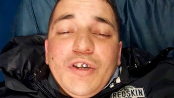 Maximiliano Corrales tras ser detenido