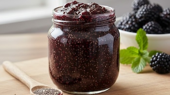 Mermelada de zarzamora y chía