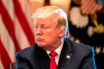 En la imagen el presidente