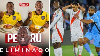 La mofa de un medio ecuatoriano tras la eliminación de Perú. Crédito: El canal del fútbol/Radio Uno