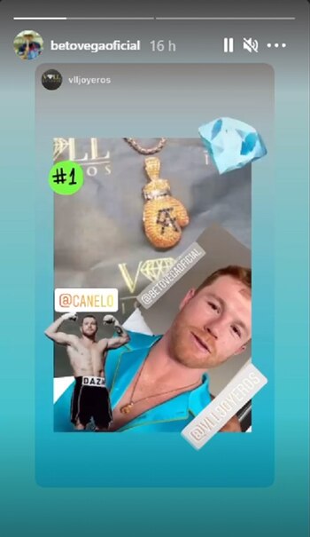 El boxeador agradeció el regalo