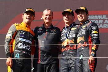 El podio de Hungría estuvo