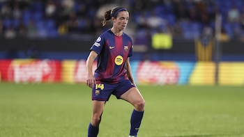 Aitana Bonmatí y los árbitros