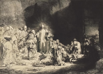 "Cristo sanando a los enfermos"