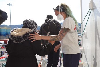 Uno de los numerosos rescates