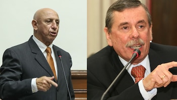 La norma fue impulsada por el congresista fujimorista Fernando Rospigliosi y José Cueto, quien pertenecía a Renovación Popular. Foto: composición Andina.