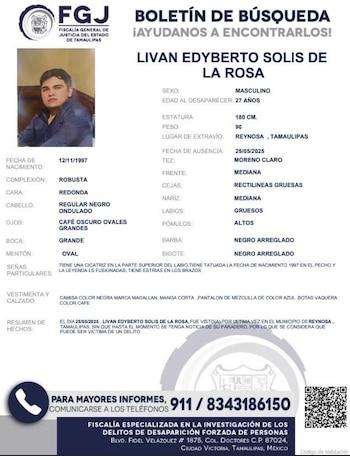 (Facebook: Comisión Estatal de Búsqueda