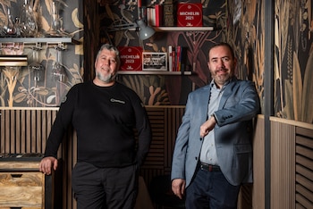 José Carlos Fuentes, chef, y