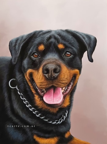 "Mi técnica implica pintar pelo