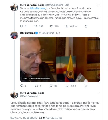 La representante Carrascal y el