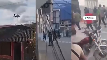 Disidencias de las Farc hostigaron la estación de Policía de Policarpa, Nariño: así reportó la comunidad el momento de tensión