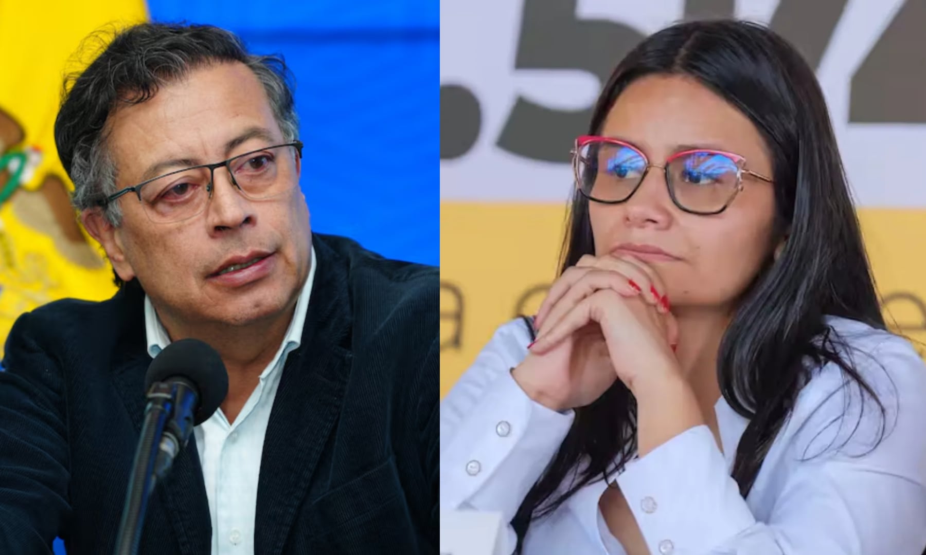 Gustavo Petro solicitó remover a Angie Rodríguez, la acusó de “manipulación” e “incompetencia” - crédito Presidencia y Juan Diego Cano/Presidencia/Flickr