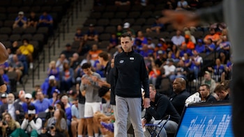 Entrenador de básquetbol de una