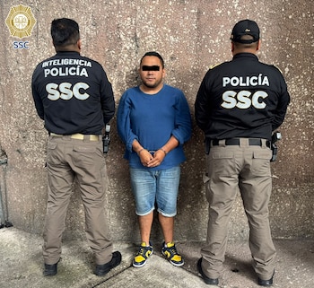 Detenido por los robos de autopartes en Tlalpan. Crédito: SSC