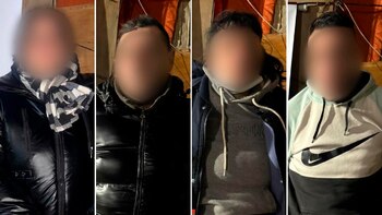 Los cuatro detenidos