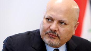 (AFP)Karim Khan, el fiscal de