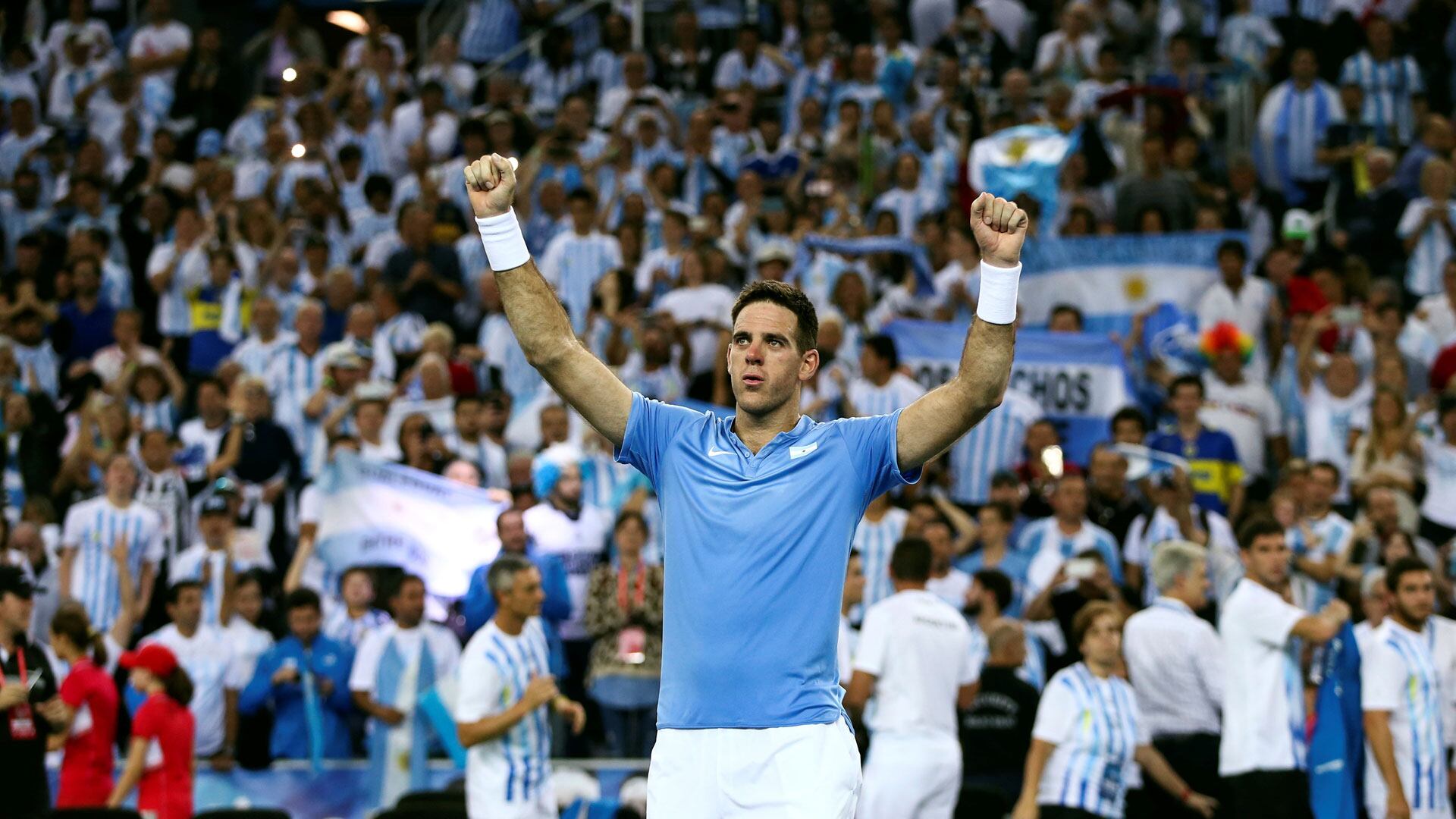 Juan Martín Del Potro se coronó campeón de la Copa Davis en 2016 (Foto: Reuters)