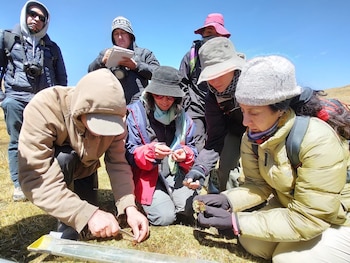 Andrea Izquierdo fue reconocida por su innovación en minería de litio y conocimientos ancestrales para una transición energética justa (Gentileza)