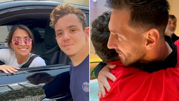 El largo viaje de Tomi: el especial regalo de Messi tras el 5-0 a Estonia para un fanático que lo siguió por París, Londres y Pamplona
