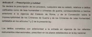 Norma busca que se prescriban los procesos "cualquiera sea su estado". Infobae Perú.
