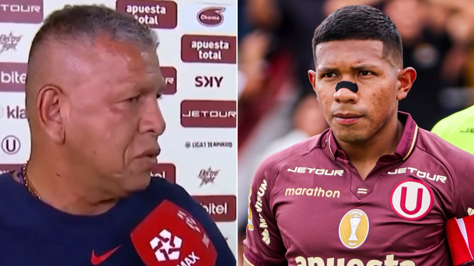 ‘Puma’ Carranza destacó la recuperación de Edison Flores con Fabián Bustos en Universitario: “Él nunca puede estar en la banca”