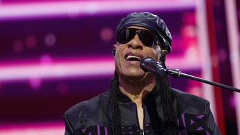 El cantante Stevie Wonder se