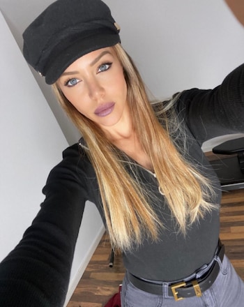 Evangelina Anderson al momento de