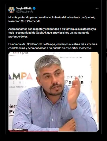 El gobernador Zilliotto se despidió