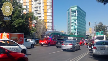 Tráfico CDMX avenida Marina Nacional