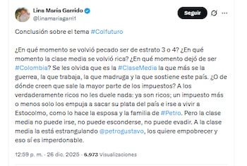 La representante Lina María Garrido