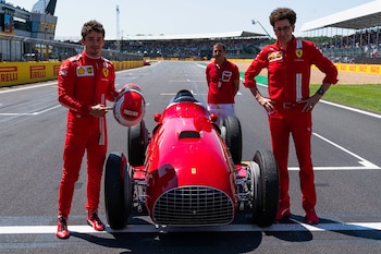 Charles Leclerc manejó la 375
