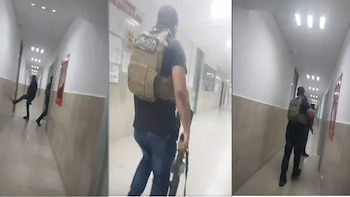 Fueron captados dos sujetos armados