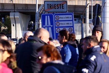 En Italia continúan las protestas