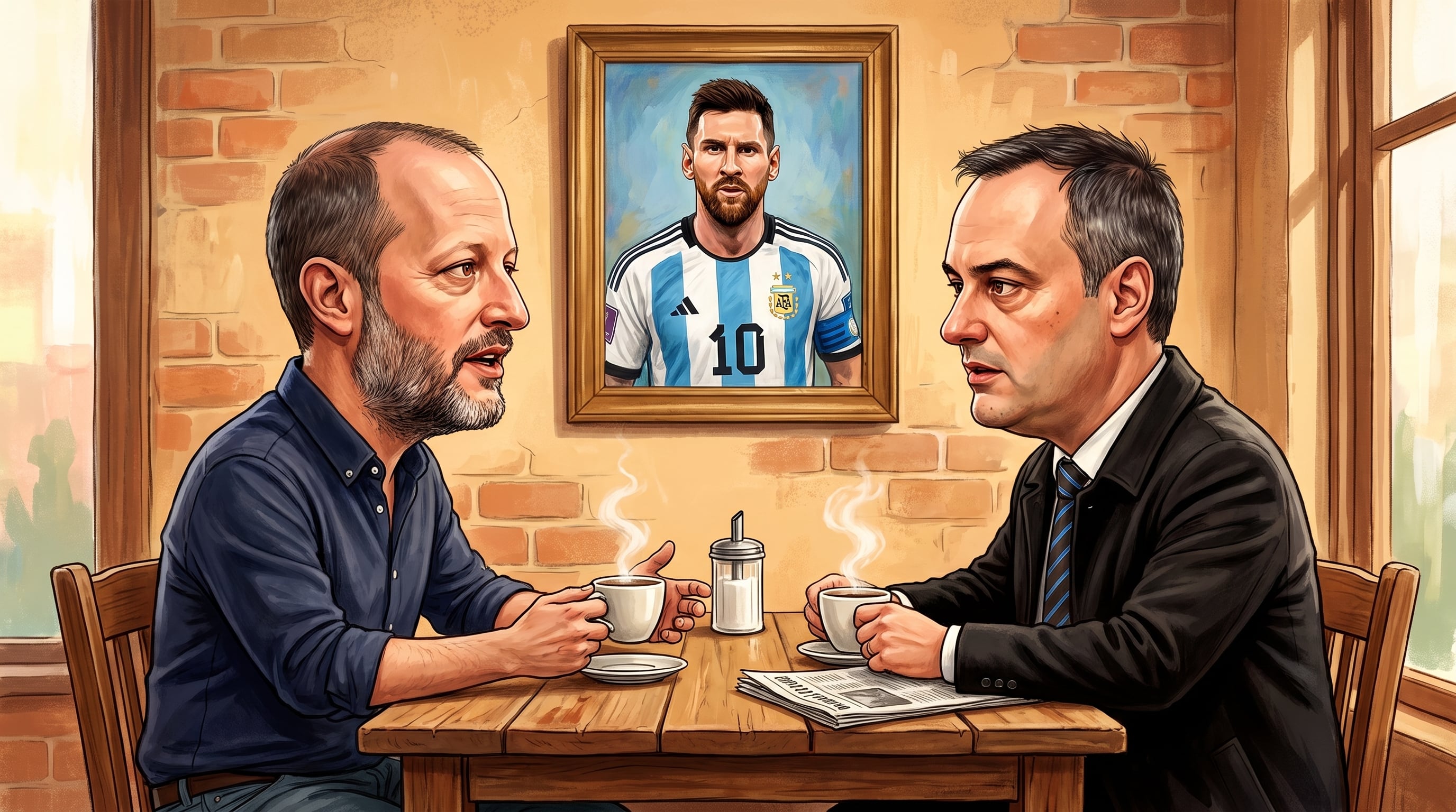 Manuel Adorni y Martín Insaurralde (Imagen Ilustrativa Infobae)