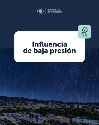 El Observatorio de Amenazas del MARN mantiene bajo estricta vigilancia el sistema que podría convertirse en tormenta tropical en las próximas horas (Cortesía MARN).