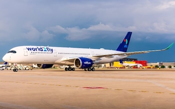 Un avión de World2Fly (Europa Press/Archivo)