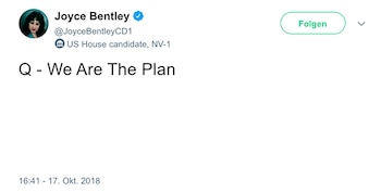 Tuit de la candidata Joyce