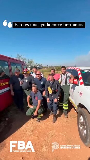 Berni junto a parte de