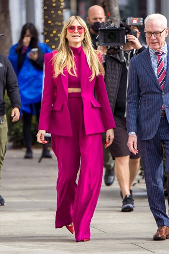 Día de trabajo. Heidi Klum