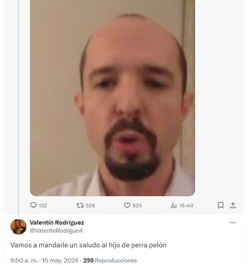 Comentario que originó la publicación