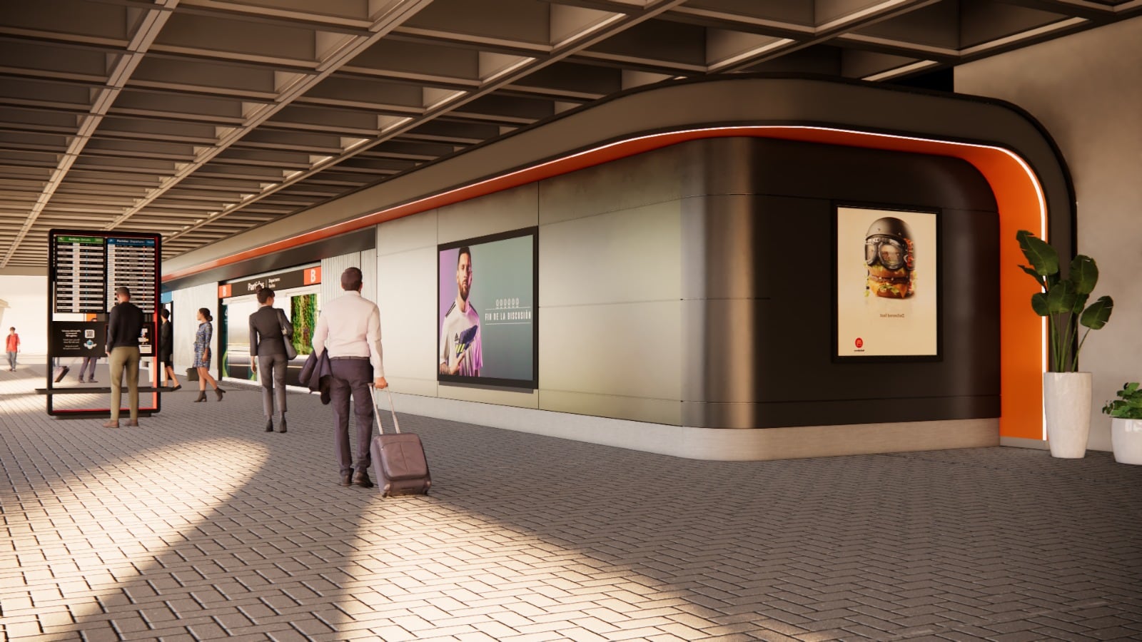 Se incorporarán nuevas propuestas gastronómicas, tres núcleos sanitarios, una Sala VIP y espacios de seating, entre otras mejoras