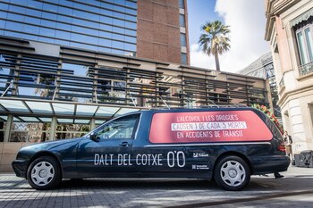 Coches fúnebres que recorrerán Cataluña