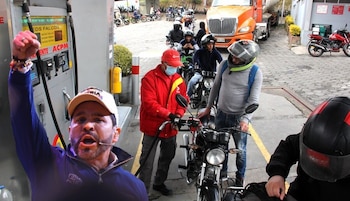 Abelardo de la Espriella ordenó a la ministra de Minas revertir el aumento del precio de la gasolina - crédito Colprensa/Reuters