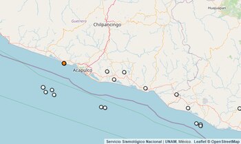 Temblor reportado en Guerrero.
(SSN)