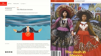 El levantamiento zapatista (1994): Bajo el título "El choque en México", enfocado en la irrupción del EZLN en Chiapas y los retos políticos del proceso electoral de ese año.
(Portadas The Economist )