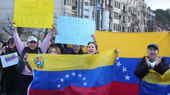 VÍDEO: Venezolanos celebran en Bilbao