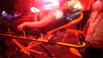 Los paramédicos trasladaron a un